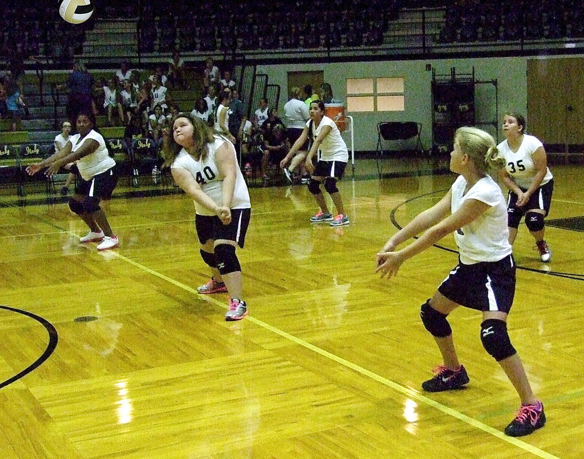 Image: Striker Virginia Stephens(40) makes a play on the ball.