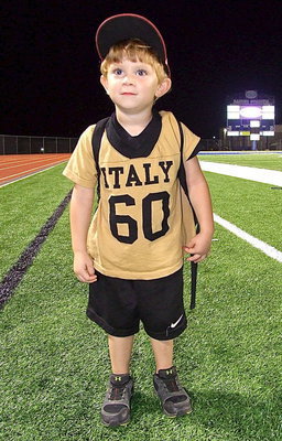 Image: Riley supports his uncle, #60 Kevin Roldan.