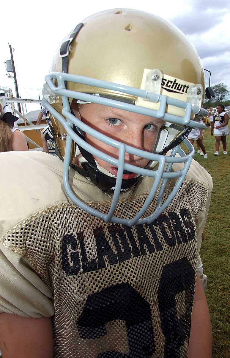 Image: The fierce storm on the horizon really brings out they eyes of Garrett Cash(28).