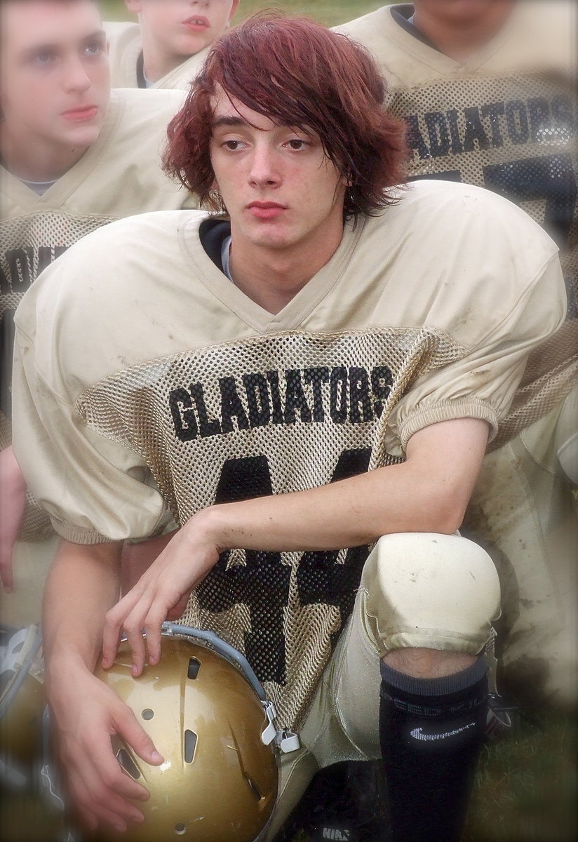 Image: Ben Latimer(44) reflects on his team’s 12-6 win over Hubbard.