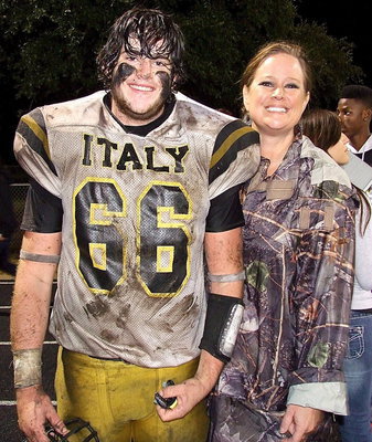 Image: Kyle Fortenberry(66), with mother, Robbie.