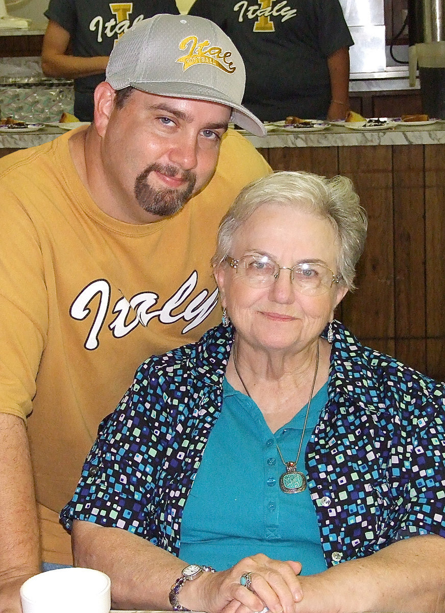 Image: Barry Byers, with his mother, Ann Byers, who has always been his biggest fan.