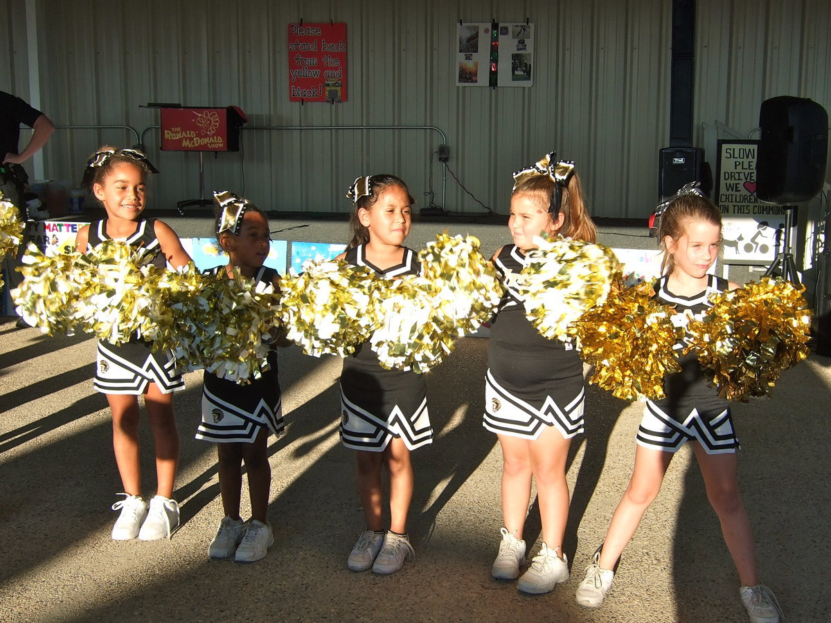 Image: IYAA cheerleaders delight the audience with their cheers.