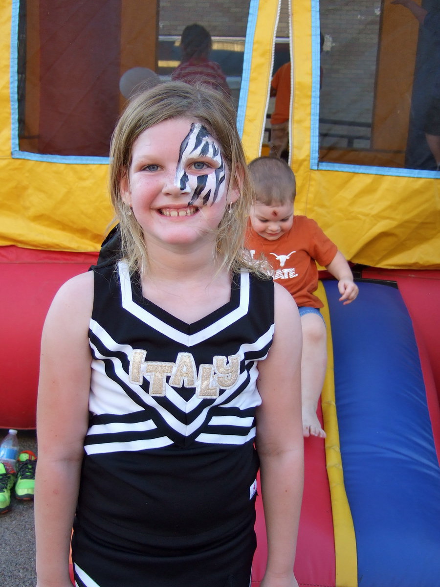 Image: Hanah Krusen (Stafford 2nd grader) looks really cute in stripes.