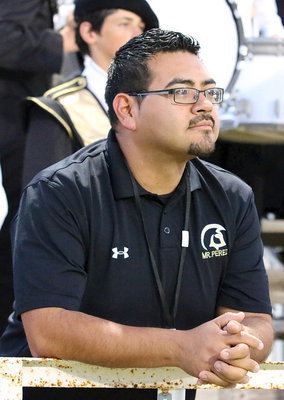 Image: Band director Jesus Perez has a vision for the Gladiator Regiment Marching Band and Color Guard.