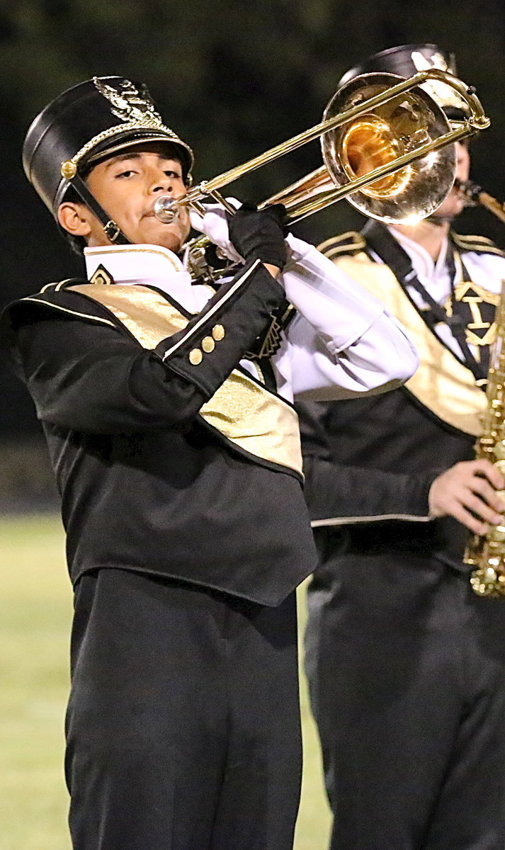 Image: Jorge Galvan on trombone.