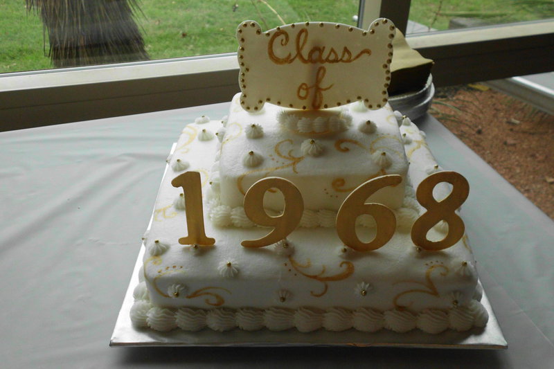 Image: They enjoyed this beautiful and delicious cake made by Charlsa Sims.