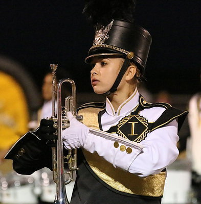 Image: Amber Hooker and the Gladiator Marching Band and Color Guard were perfection during their homecoming routine.