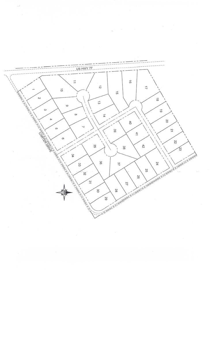 Image: 42 lot proposed subdivision