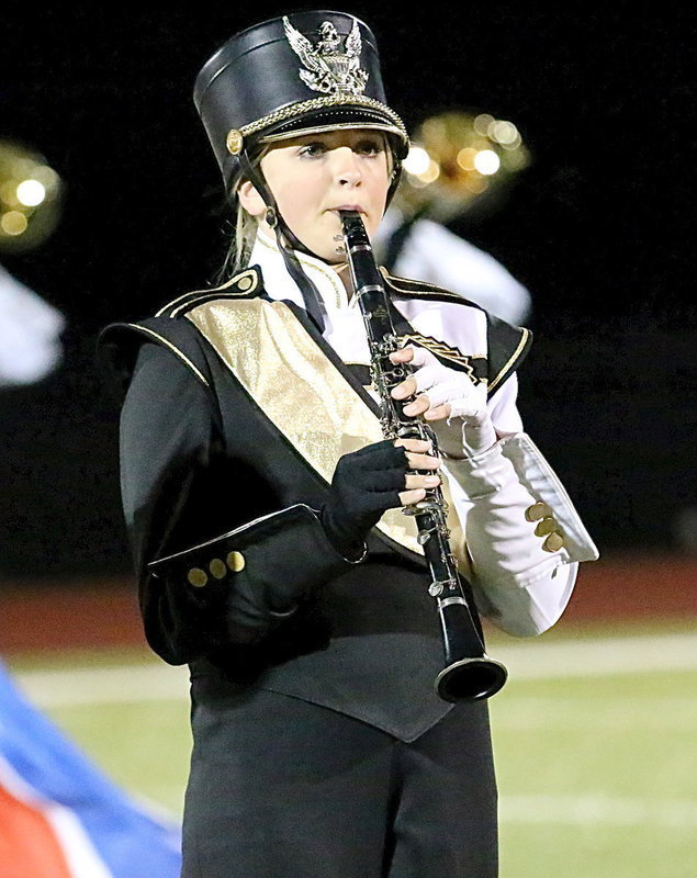 Image: Annie Perry on clarinet.