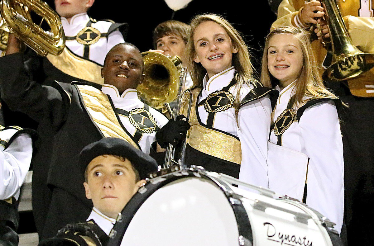 Image: Band members Anthony Lusk, Kirby Nelson, Kristen Viator and Noah Ramirez are enjoying the sounds of victory!