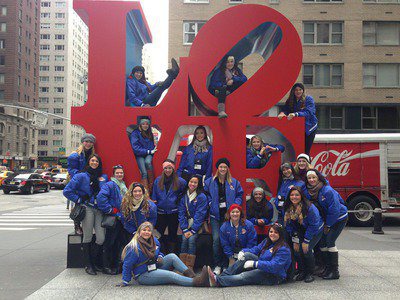 Image: The girls in her group “loved” New York City.