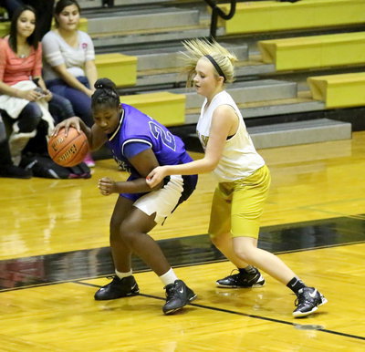 Image: Annie Perry(24) plays the ball on defense.