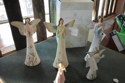 Image: Angels are available for purchase at Italy Cleaners and Gifts.