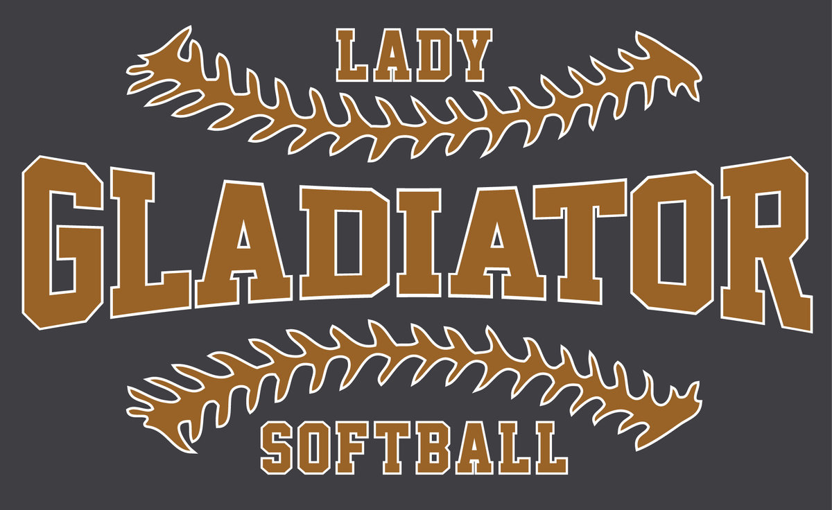 Image: “Laces” Lady Gladiator Softball Design