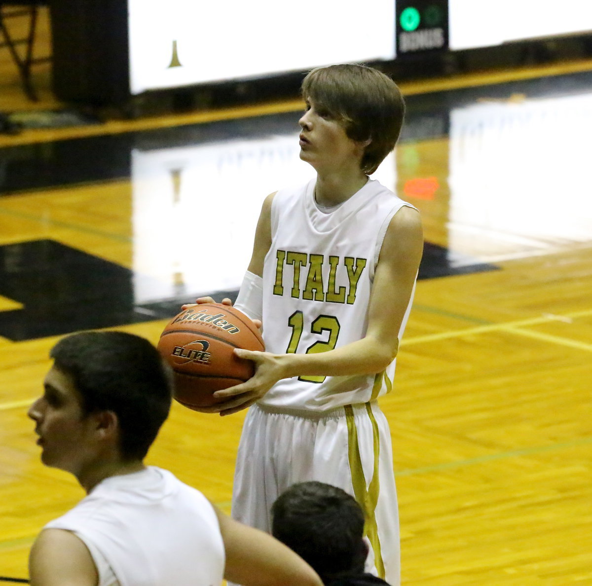 Image: Ty Windham(12) buries a free-throw for the Gladiator cause.