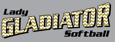 Image: “Chevron” Lady Gladiator Softball Design