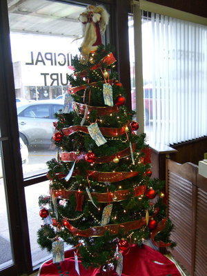 Image: Here is the Angel Tree, sadly still sporting lots of  ‘Angels’. Please come and select an ‘Angel’ and make some little child’s Christmas Merry!