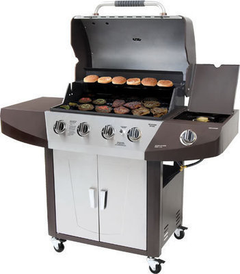 Image: Brinkman grill offered as raffle prize.