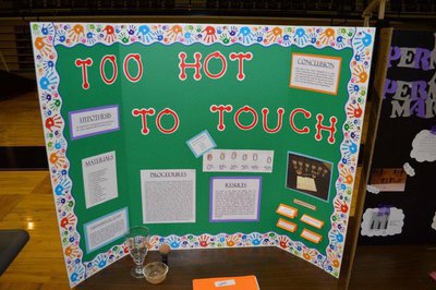 Image: 3rd place Science Fair experiment was presented by IHS senior Emily Stiles