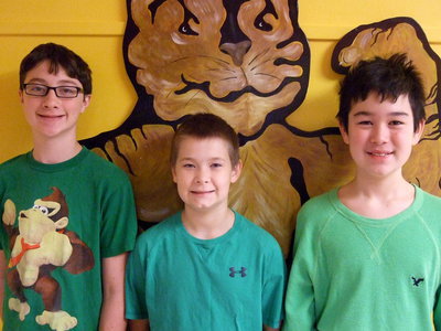 Image: Ryan Dabney, Tanner Chambers and Cade Tindo earned as a team 3rd place in Listening Skills.