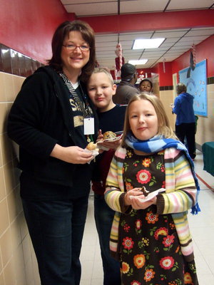 Image: Mrs. Haake and her kiddos.