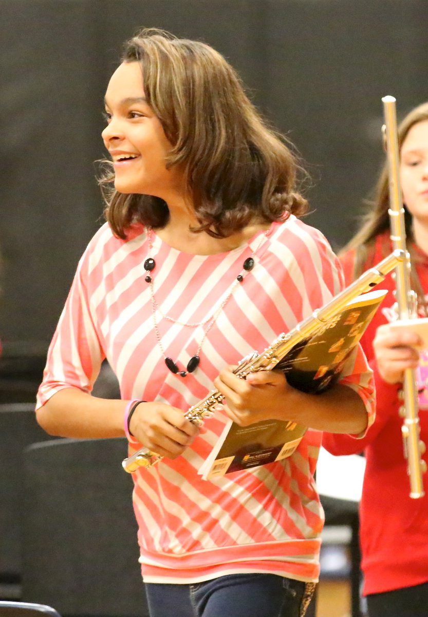 Image: We did it! Self pride fills each band member after their performance.