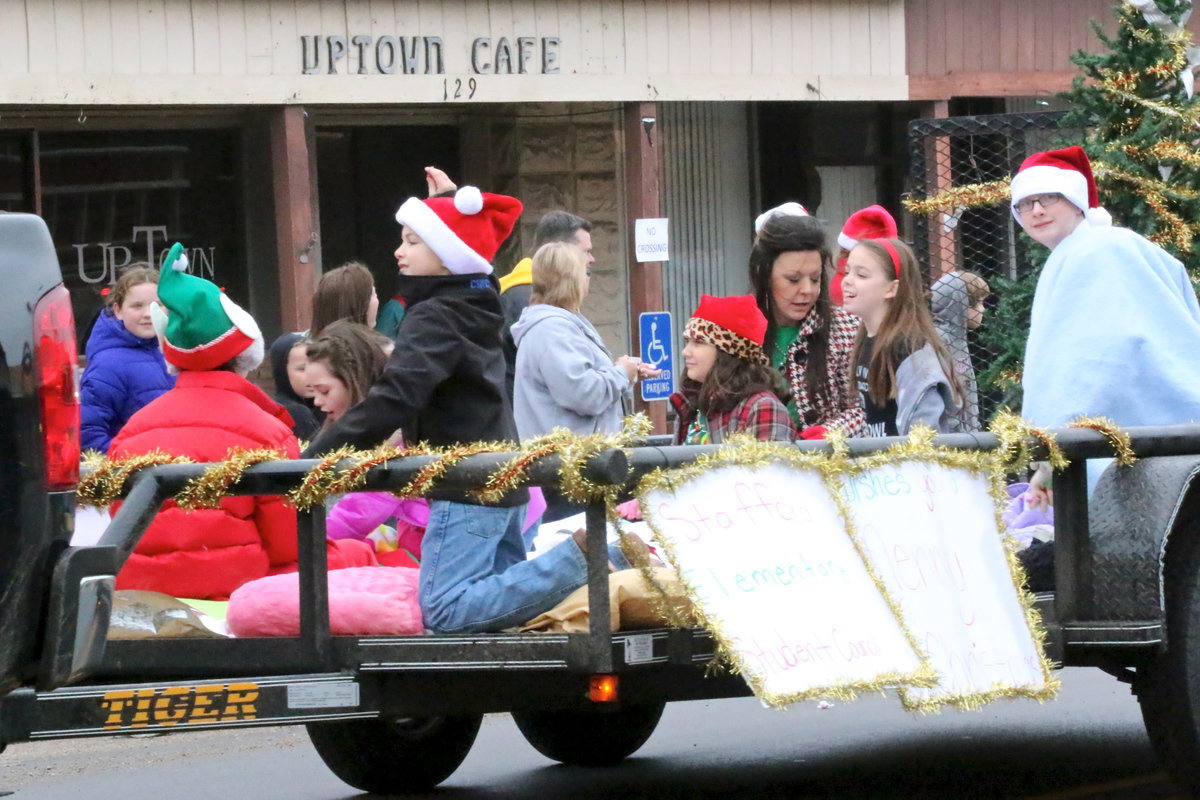 Image: Here comes the Stafford Elementary Student Council!