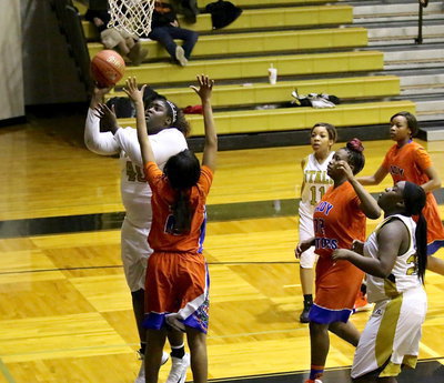 Image: Cory Chance(40) was dominate early scoring 7 of her 11-points in the first-half.