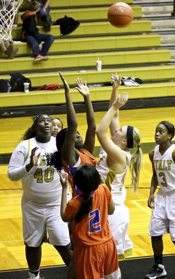 Image: Jaclynn Lewis(13) gets the shot up on the inside were Italy was doing their damage.