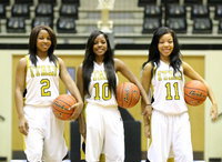Image: Lady Gladiators Bernice Hailey(2), Kendra Copeland(10) and Ryisha Copeland(11) will be recognized tomorrow night during Senior Night inside Italy Coliseum. Presentation starts at 6:00 p.m. followed by their game and then the final Gladiator home game.