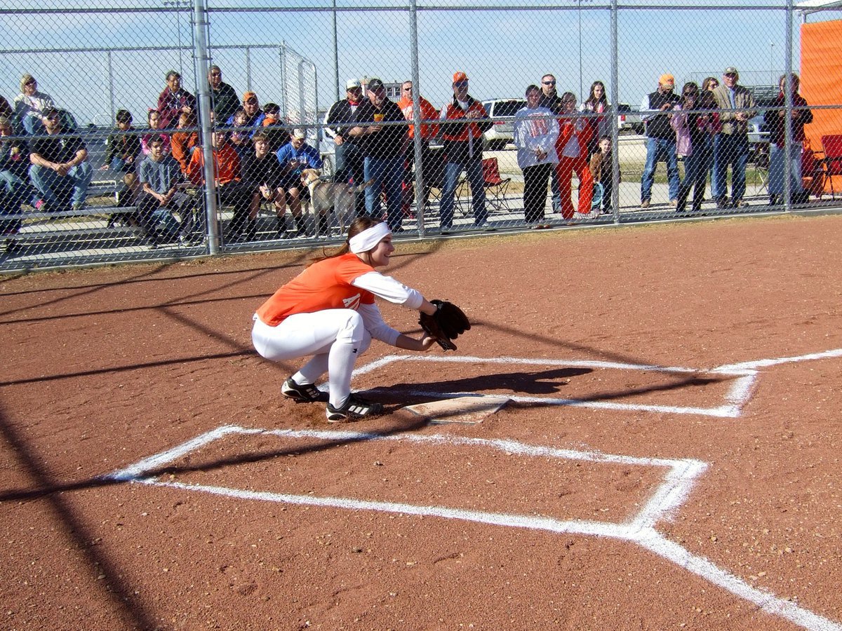 Image: She is ready for the catch.