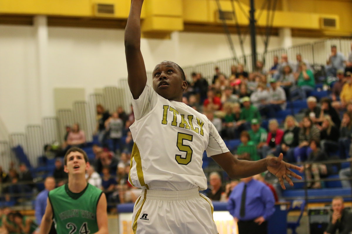 Image: Kevin Johnson(5) reached another level on Tuesday against Valley View to help Italy reach the area round of the playoffs!