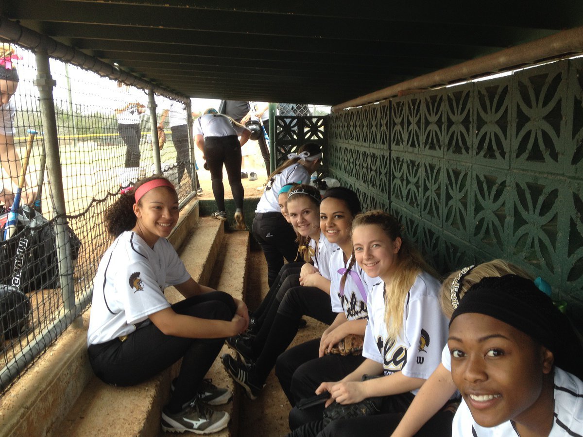 Image: Chillin’ in the dugout before game 1.