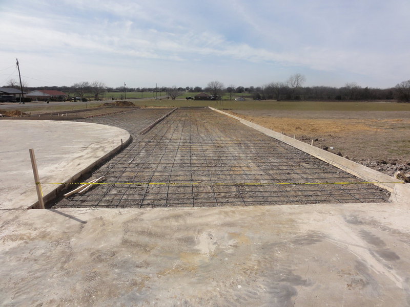 Image: Epiphany parking lot expansion under construction looking east to west