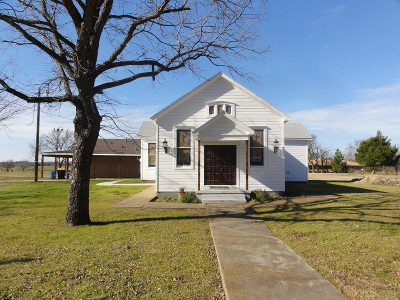 Image: Original Epiphany Catholic Church dedicated in 1948 and renovated in 2012 – It is used for religious instruction and meetings.