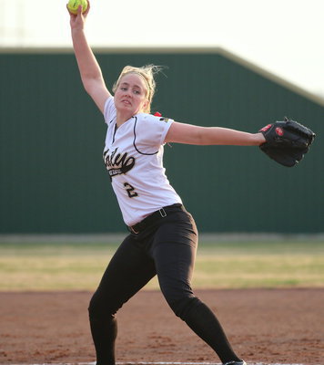 Image: Junior pitcher Madison Washington(2) gave a strong performance throughout the tournament for the Lady Gladiators.