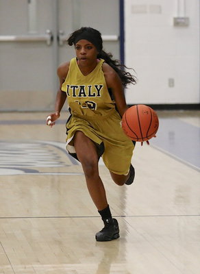 Image: Italy senior Kendra Copeland(10) received 1st Team All-District honors for the 2013-2014 Lady Gladiator basketball season.