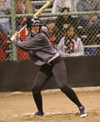 Image: Kelsey Nelson is determined to make something happen for the Lady Gladiators.
