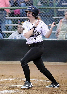 Image: Kelsey Nelson(14) hits one into play for Italy.