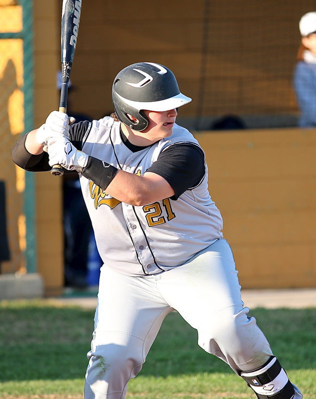 Image: John Byers(21) pelted in 5 RBIs and crossed home plate 3 times.