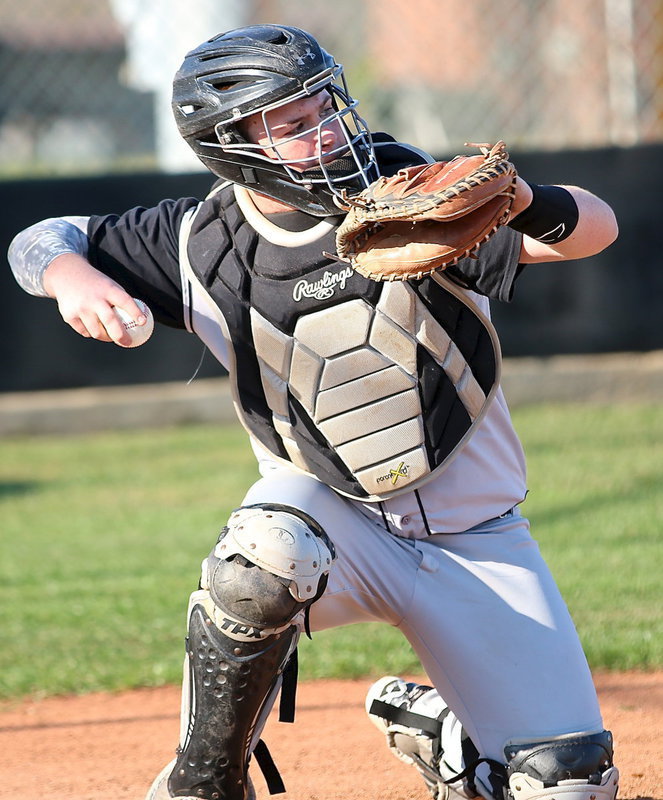 Image: Tyler Vencill(15) helped Italy’s pitching staff get the job done against the Eagles.