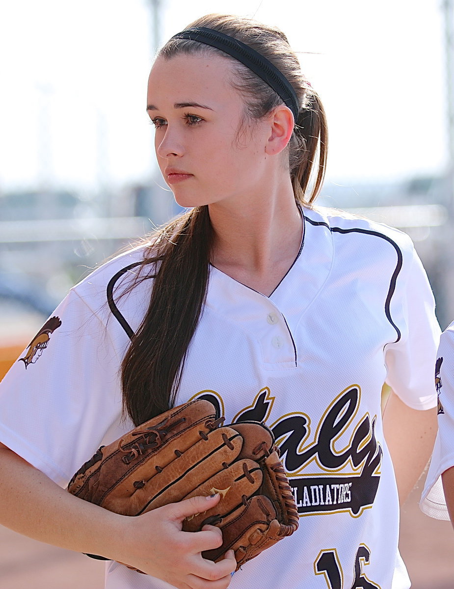 Image: Sophomore Amber Hooker(16) is ready to leave her mark.