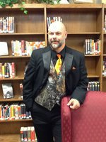 Image: Principal Joffre is dressed up in a tuxedo from Lone Star Western &amp; Casual of Waxahachie
