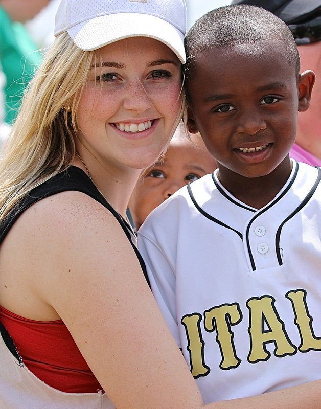 Image: Lady Gladiator Softball’s Kelsey Nelson attended the IYAA games in support of the next Lady Gladiator and Gladiator sports stars.