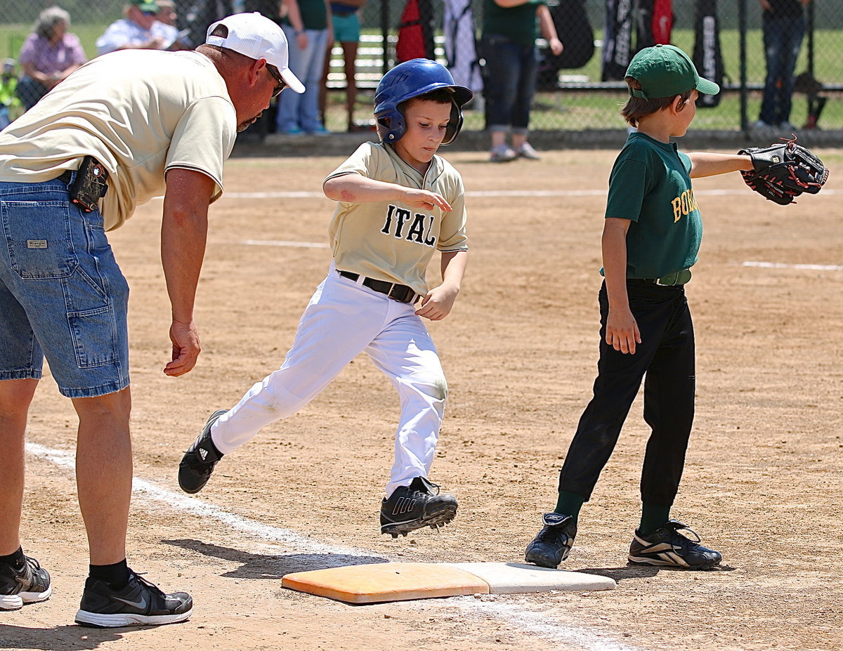 Image: The game winning hit!!!