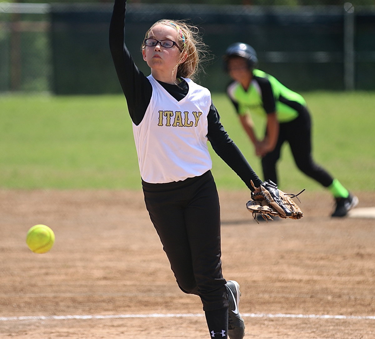 Image: Karley Nelson is bringing the heat from the mound.