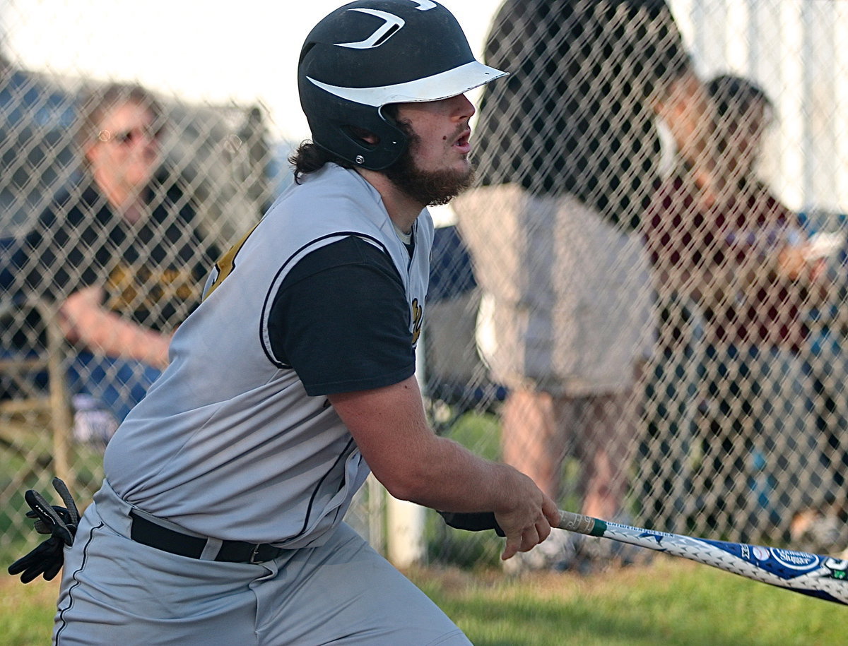 Image: Kyle Fortenberry(14) makes it look easy and has really been on a tear during Italy’s district championship run. Fortenberry is currently batting an amazing .600.