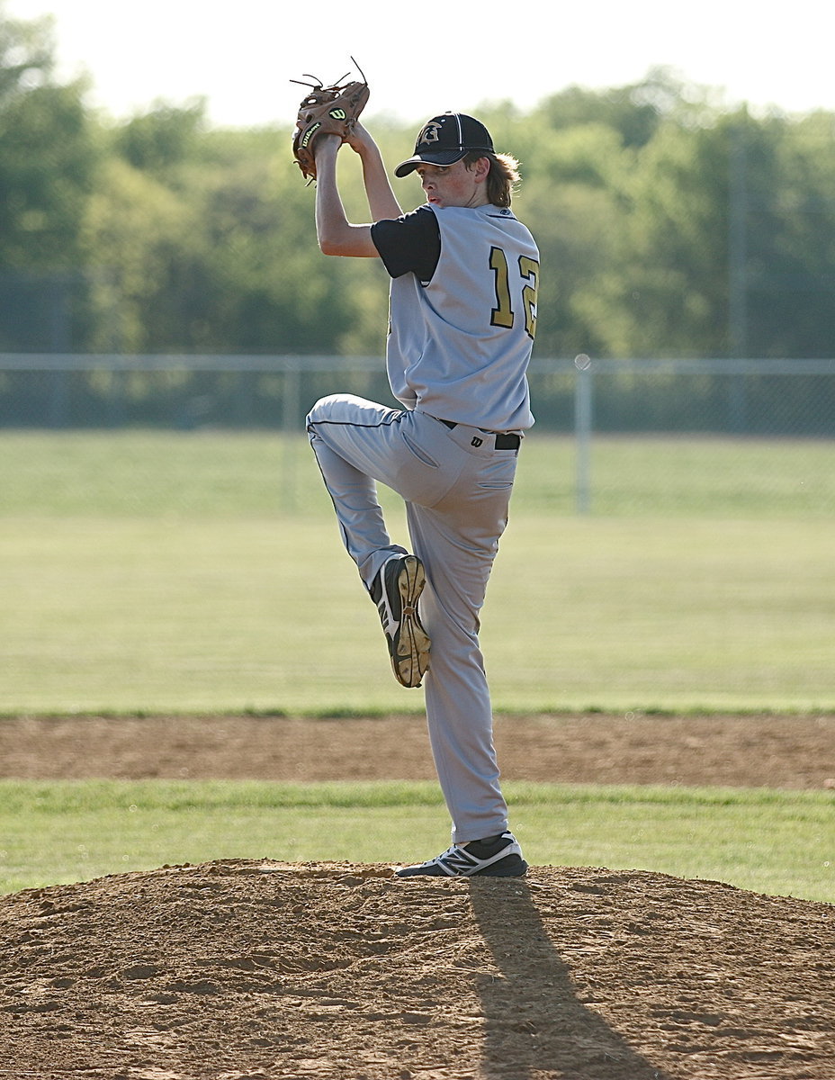 Image: Sophomore pitcher Ty Windham(13) recorded 4 strikeouts and Tyler Anderson recorded 6 strikeouts to help Italy get the win in Itasca.