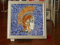 Image: ‘Italy Gladiator’ Mosaic by Joseph Sage